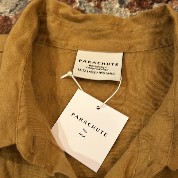 PARACHUTE women's linen top Sz XL NWT - Picture 3 of 3